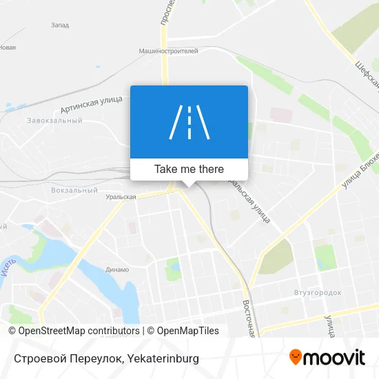 Строевой Переулок map