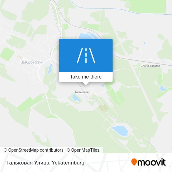 Тальковая Улица map