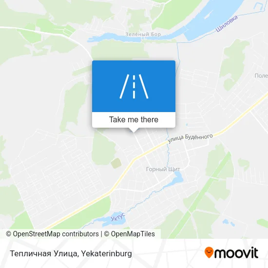 Тепличная Улица map