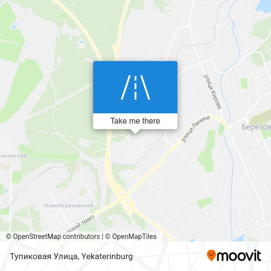 Тупиковая Улица map