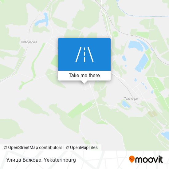 Улица Бажова map