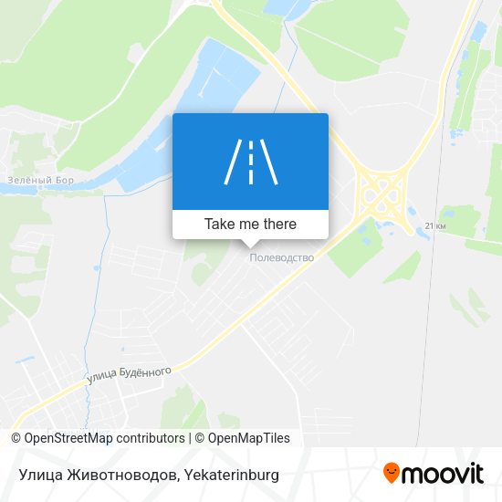 Улица Животноводов map