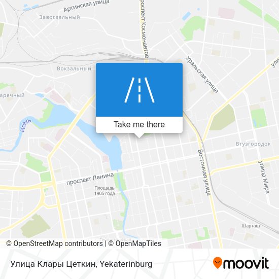 Улица Клары Цеткин map