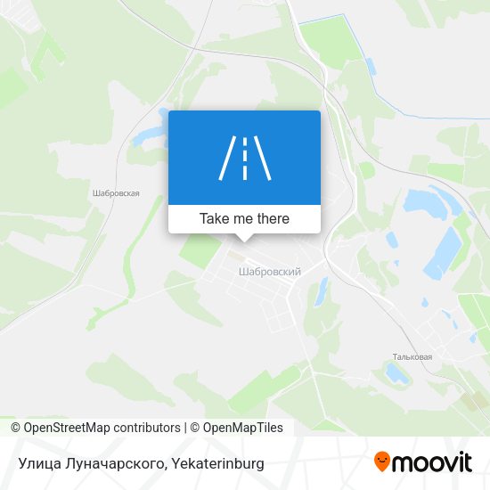 Улица Луначарского map