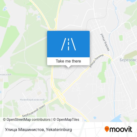 Улица Машинистов map