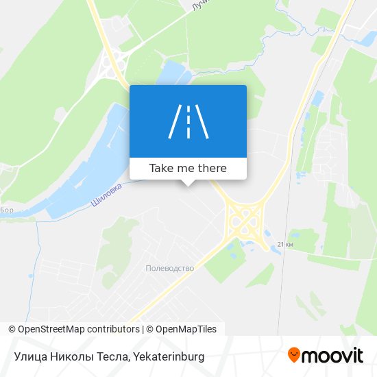 Улица Николы Тесла map