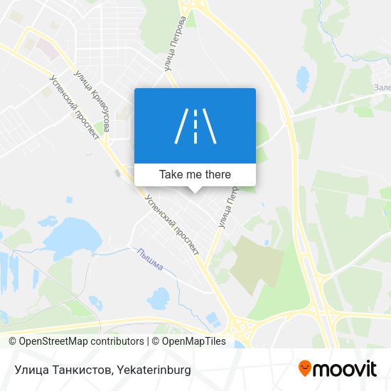 Улица Танкистов map