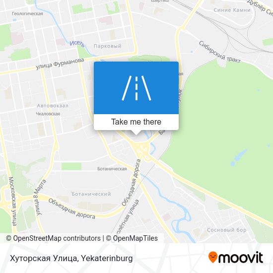Хуторская Улица map