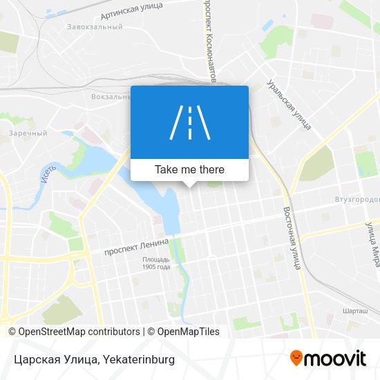 Царская Улица map