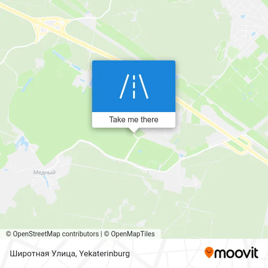 Широтная Улица map