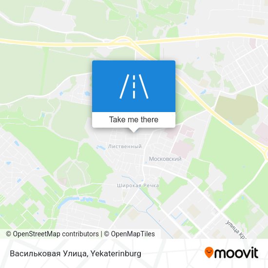 Васильковая Улица map