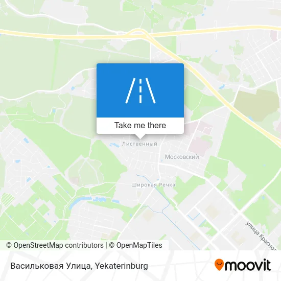 Васильковая Улица map