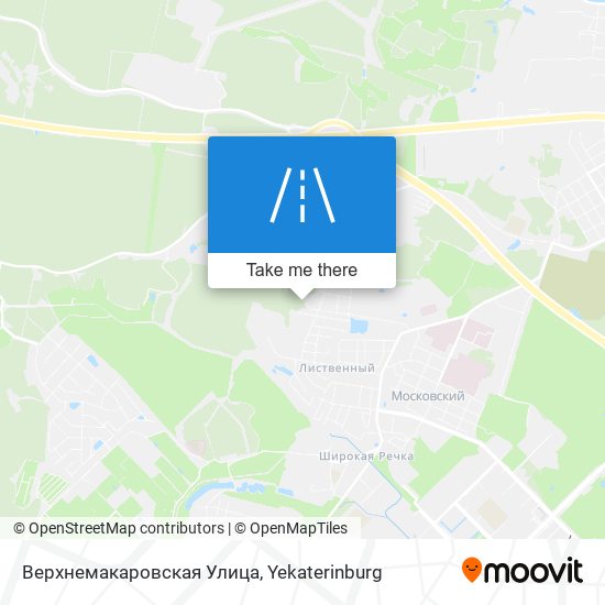 Верхнемакаровская Улица map