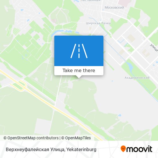 Верхнеуфалейская Улица map