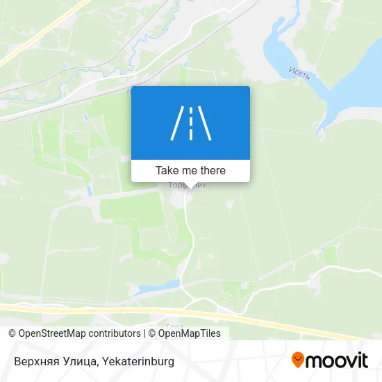 Верхняя Улица map