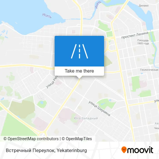 Встречный Переулок map