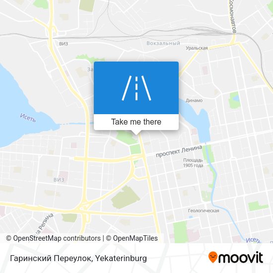 Гаринский Переулок map