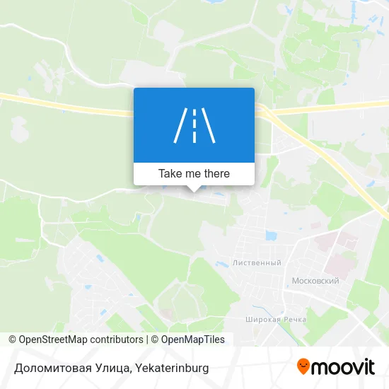 Доломитовая Улица map