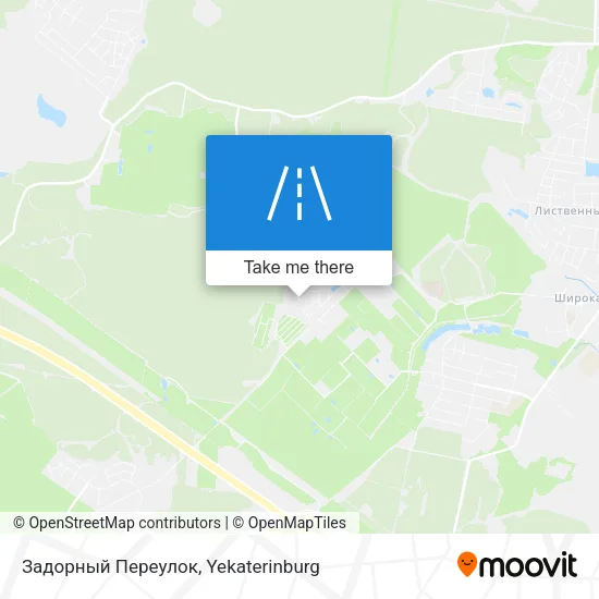 Задорный Переулок map