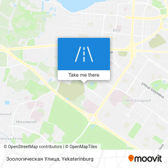 Зоологическая Улица map