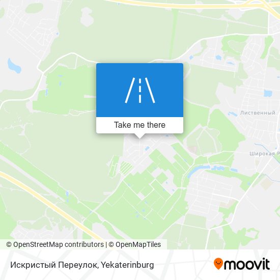 Искристый Переулок map