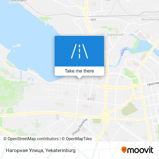 Нагорная Улица map