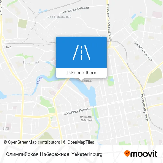 Олимпийская Набережная map
