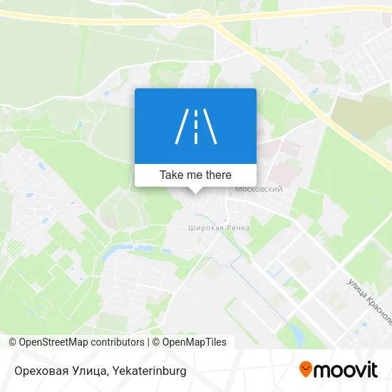 Ореховая Улица map