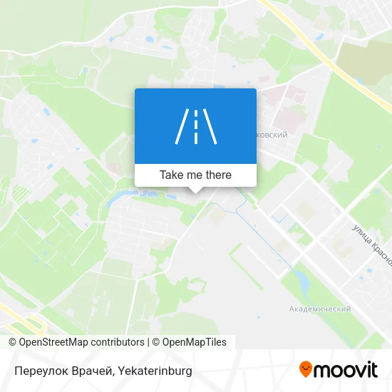Переулок Врачей map