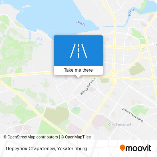 Переулок Старателей map