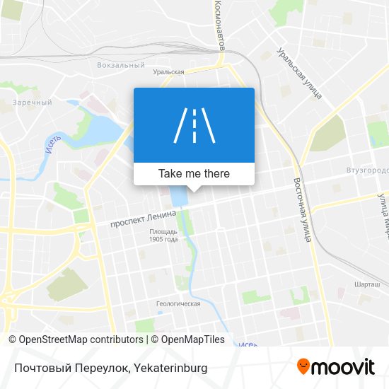 Почтовый Переулок map