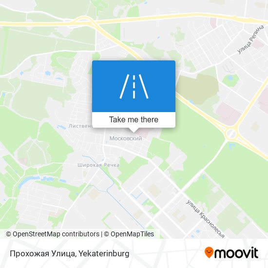 Прохожая Улица map