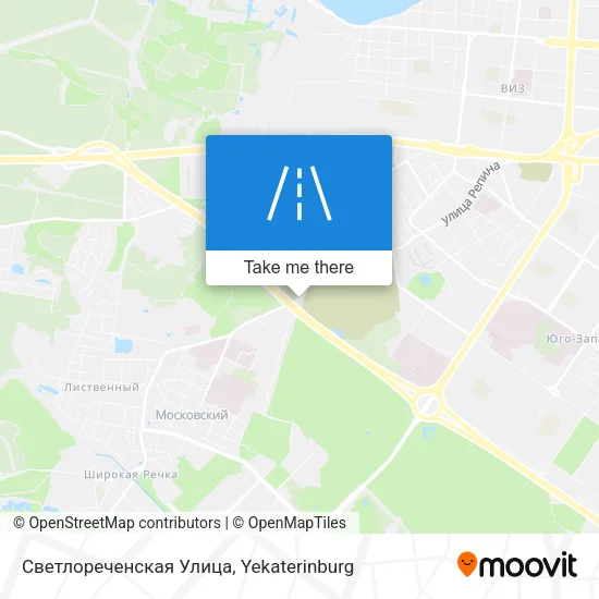Светлореченская Улица map