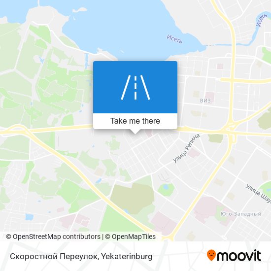 Скоростной Переулок map