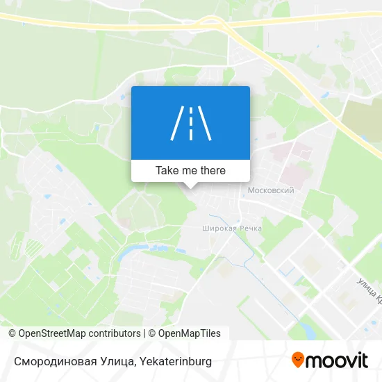 Смородиновая Улица map