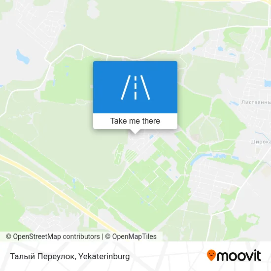 Талый Переулок map