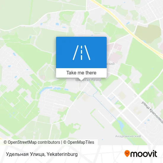 Удельная Улица map