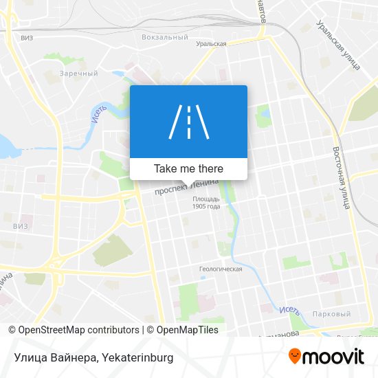 Улица Вайнера map