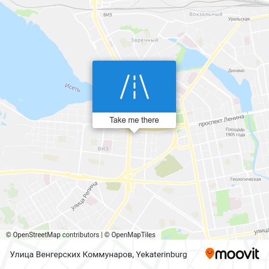 Улица Венгерских Коммунаров map
