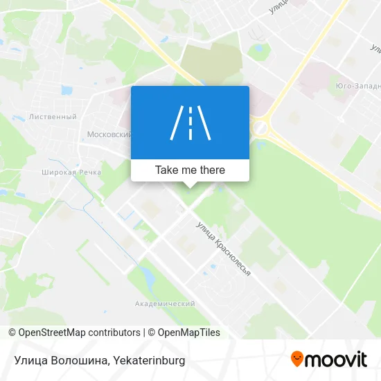 Улица Волошина map