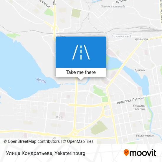 Улица Кондратьева map