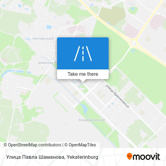 Улица Павла Шаманова map