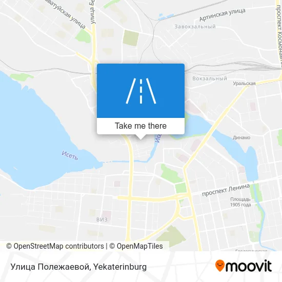 Улица Полежаевой map