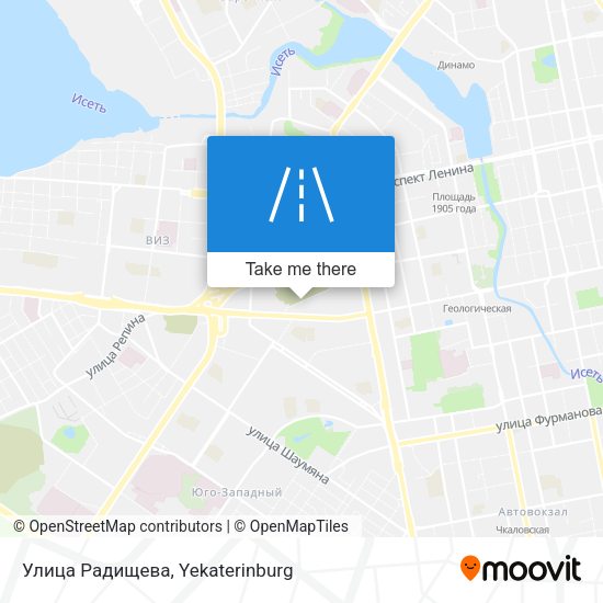 Улица Радищева map