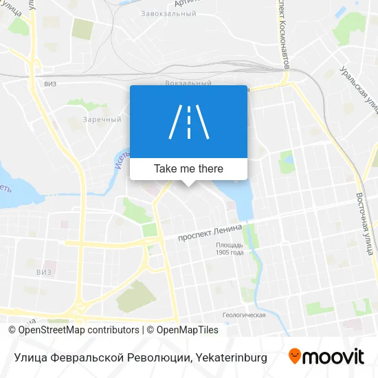 Улица Февральской Революции map