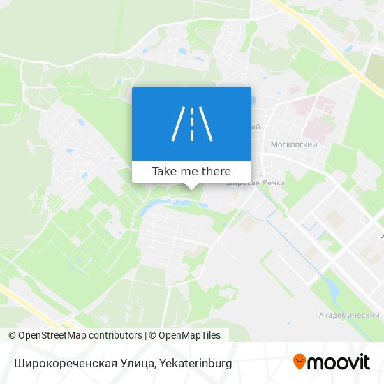 Широкореченская Улица map