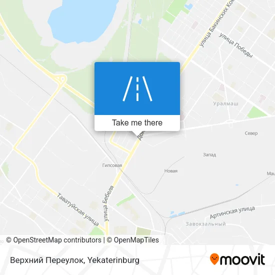 Верхний Переулок map