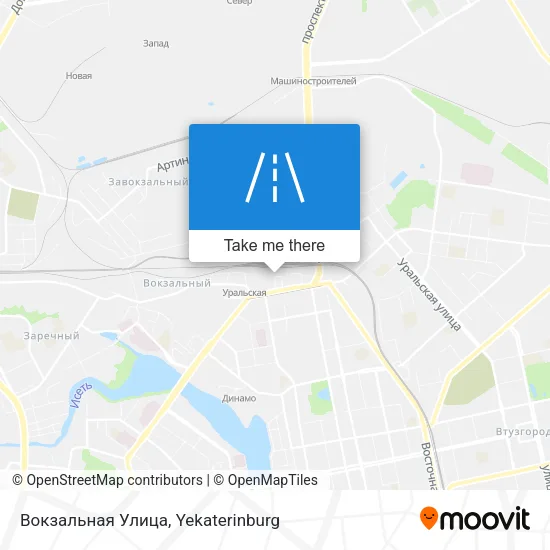 Вокзальная Улица map