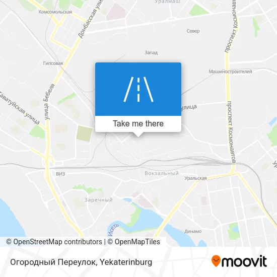 Огородный Переулок map