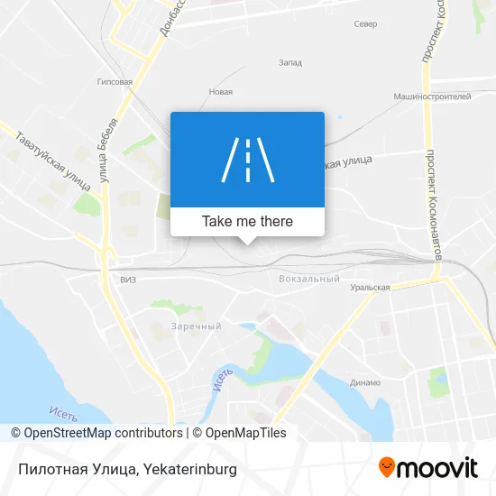 Пилотная Улица map